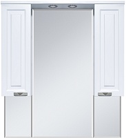 Misty Зеркальный шкаф Терра 90 белый